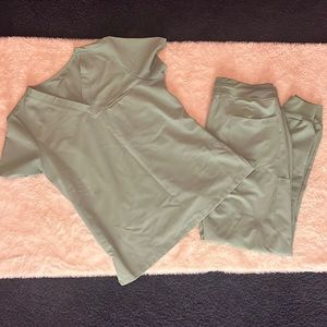 Jade Mandala scrub top